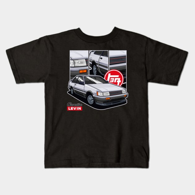 Corolla Levin Kids T-Shirt by WINdesign